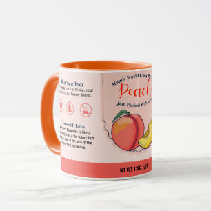 Mamma World Class Peach Kärlek Mugg