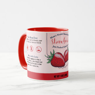 Mamma World Class Strawberry Kärlek Sylt Mugg