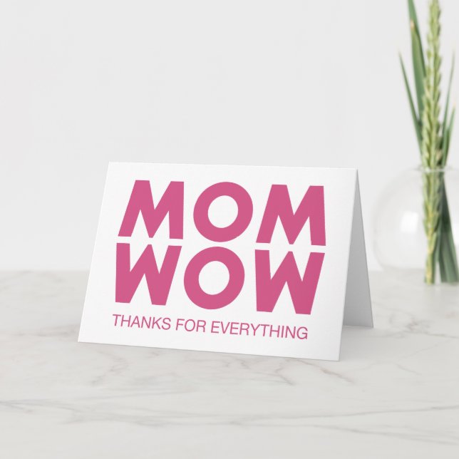 Mamma, Wow! Kort (Framsida)
