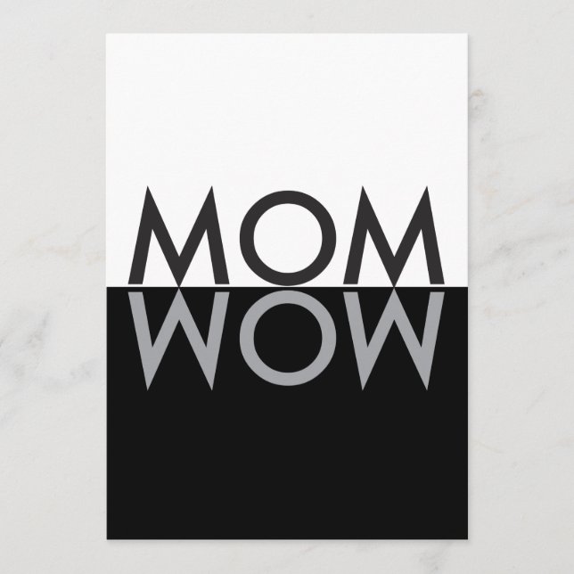 MAMMA wow-PERSONLIG-kort (Framsida)