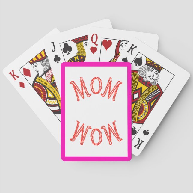 Mamma Wow Spelkort (Baksidan)