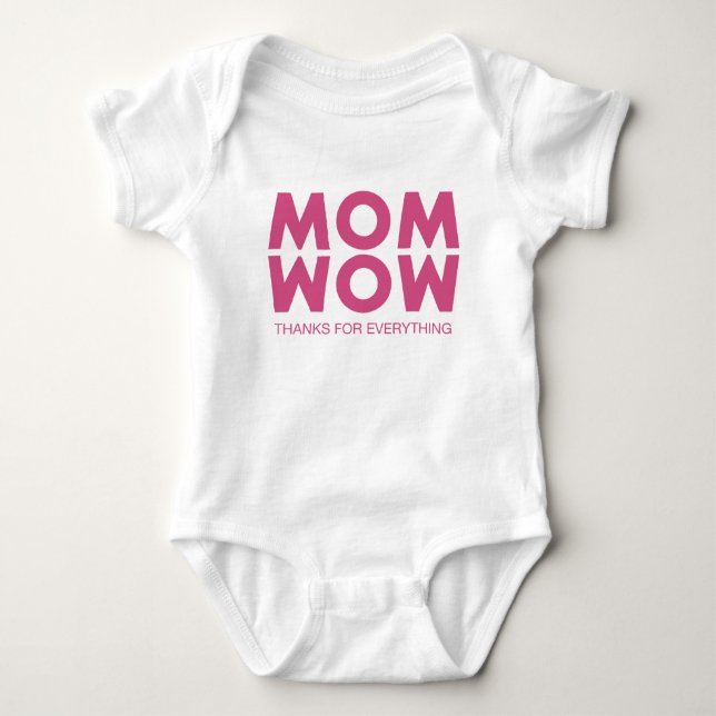 Mamma, Wow! T Shirt (Framsida)
