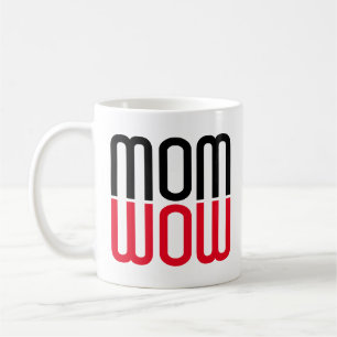 Mamma Wow upp och ned roligt Kaffemugg