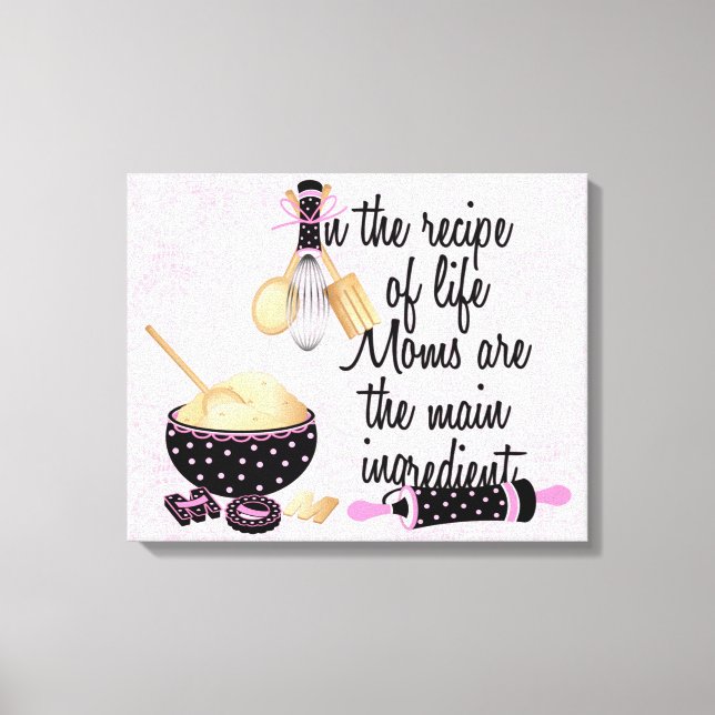 Mamma Wrapped Canvas (Framsida)