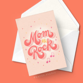 Mamma You Sten Typography Mors dag Kort