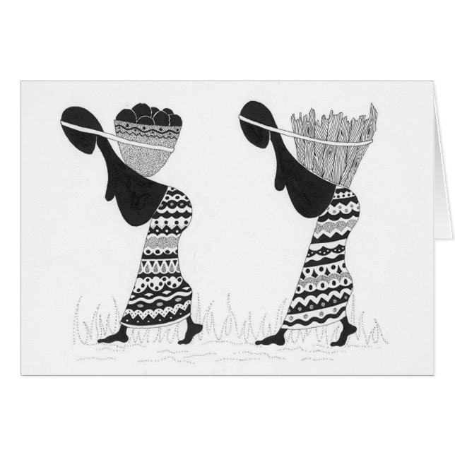 Mammaafrika Hälsningskort (Framsidan Horizontal)