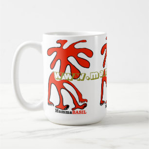 MammaBASIL logotypmugg Kaffemugg
