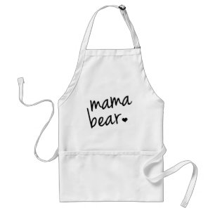 Mammabjörnkvinna förkläde för mamma
