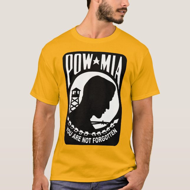 MammaCat.org POW-MIA T-Shirt (Framsida)