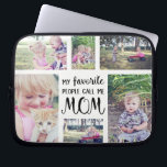 MammafotoCollage mitt favorit- folk appell mig Laptop Fodral<br><div class="desc">MammafotoCollage mitt favorit- folk appell mig bästa sleeve för mammaNeoprenevarv. Upload dina egna foto för att skräddarsy denna roliga gåva för mamma. Text läser "mitt favorit- folk appell mig MAMMAN" i svart. Sex foto omger text. En personliggåvaidé för mammor.</div>