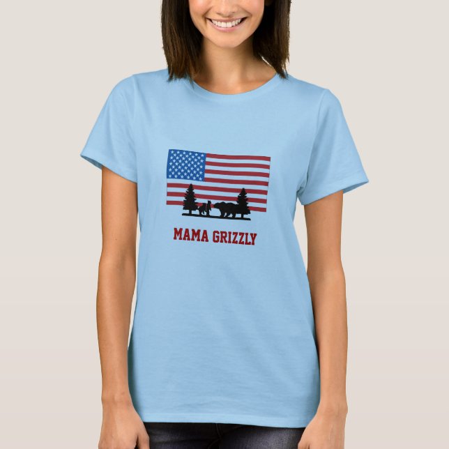 MammaGrizzly Tee Shirt (Framsida)
