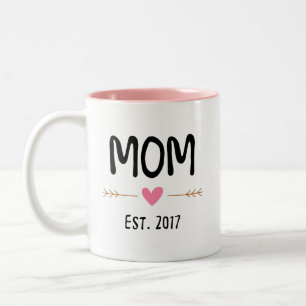 mammakärlek est 2017 Två-Tonad mugg