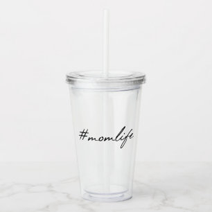 #MammaLife Moderskap Modern Script Mors dag Take Away Mugg