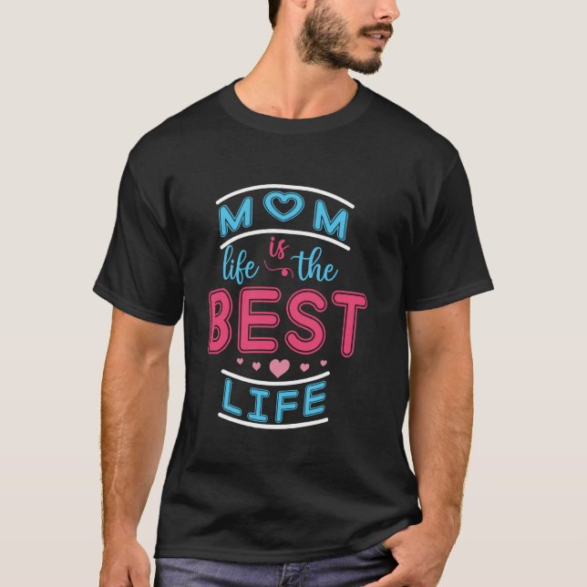 Mammalivet Är Det Bästa Livet T Shirt (Framsida)