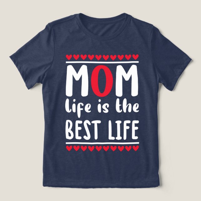 Mammalivet är det bästa livet  t shirt (Design Framsida)