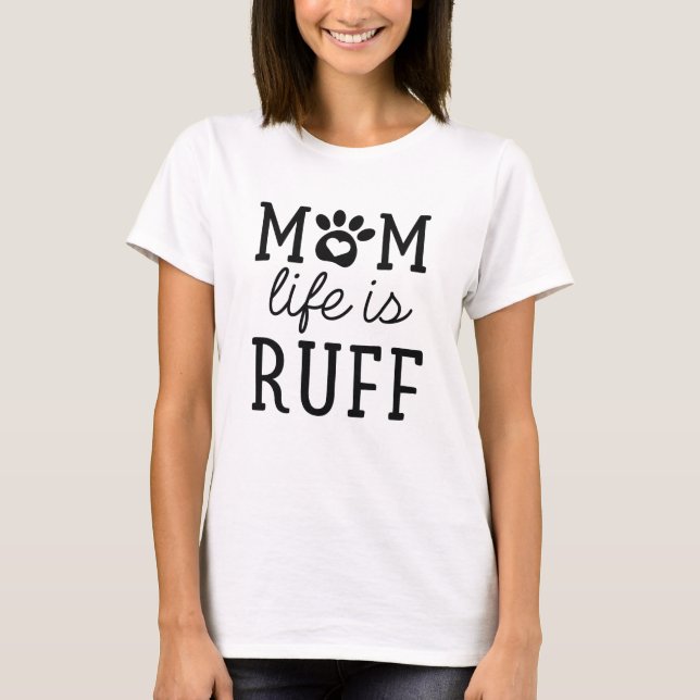 Mammalivet Är Tufft T Shirt (Framsida)