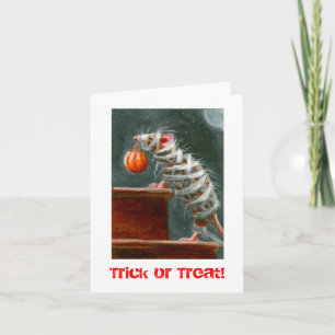 Mammamus, bus eller godis! Halloween kort
