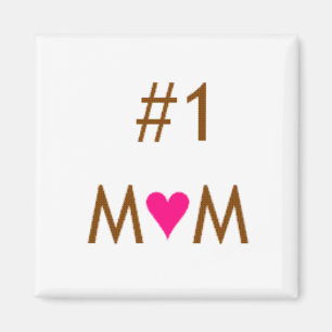 MAMMAN #1 knäppas Magnet