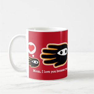 Mamman är du en krigare kaffemugg