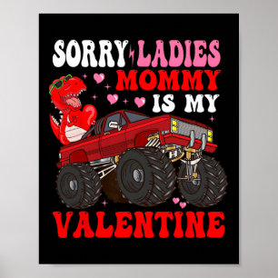 Mamman är min Alla hjärtans dag Poster