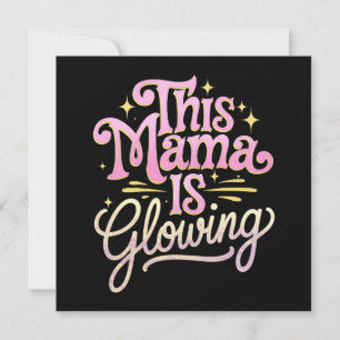 Mamman är på väg mot Mamma Mor Inbjudningar
