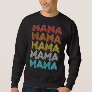 Mamman Återställning av vintage Lång Ärmad Tröja