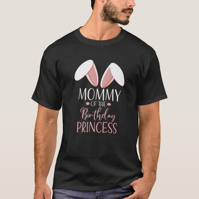 Mamman av födelsedagspennan Matching Fami T Shirt (Framsida)