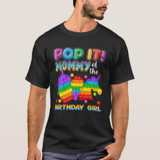 Mamman av födelsedagstjuvens barn Kid Famil T Shirt