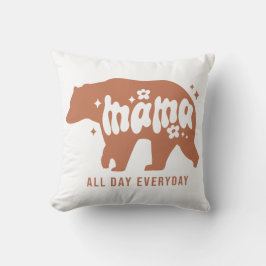 Mamman Bär hela dagen varje dag Kudde