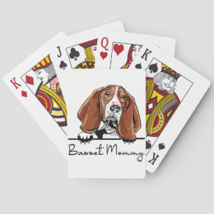 Mamman Basset Hound Casinokort