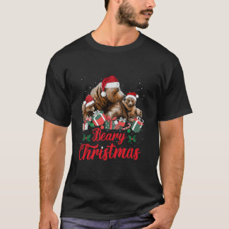 Mamman Bear Cute Santa Unge Christma T Shirt