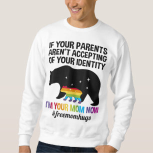 Mamman Bear HBT Mont, fritt Mamma Hugs HBT-Pride Lång Ärmad Tröja