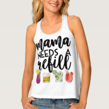 Mamman behöver fyllas på