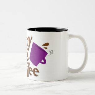 mamman behöver kaffemuggen Två-Tonad mugg