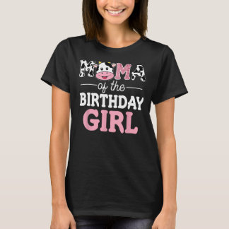Mamman Birthday Girl Shirt Farm Cow Mamma Mamma T