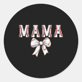 Mamman Bow Bow Bow Bow Bow Bow Cute Base Runt Klistermärke