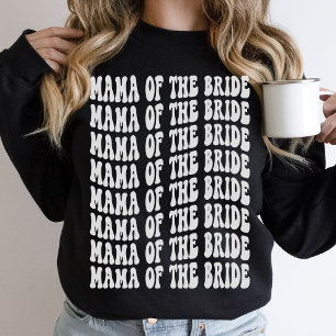 Mamman Bride White Matching Brudens sida T Shirt