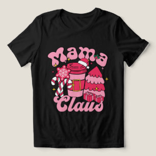 Mamman Claus i den nya familjen T Shirt