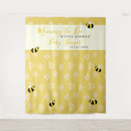 Mamman Cute Bee Honeycomb till Bee Baby Shower Pho
