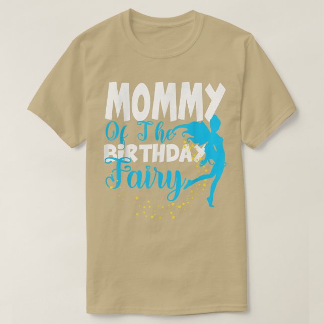 Mamman Fairy Fantasy Birthday Squad T Shirt (Design framsida)