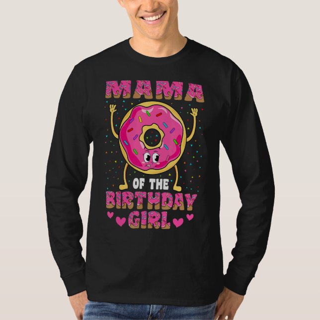 Mamman för födelsedagskvinna i Party T Shirt (Framsida)