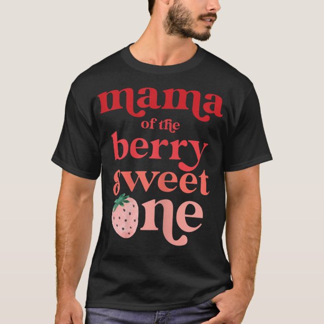 Mamman för jordgubbsgården i berry Sweet One T Shirt (Framsida)