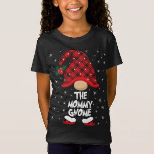 Mamman Gnome Buffalo Plade julmatchningen F T Shirt