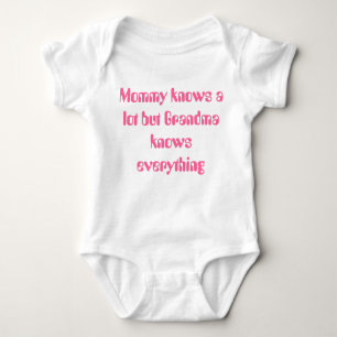 Mamman känner grädde. Bysdräkt i baby T Shirt
