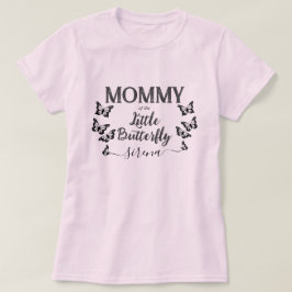 Mamman Little Butterfly | Mor som skall vara Rosa T Shirt