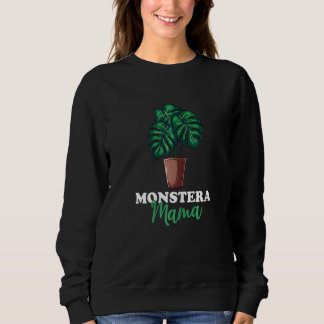 Mamman Monstera Monstera för kvinnor T Shirt