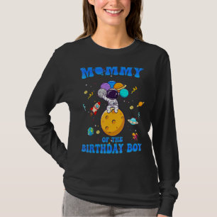 Mamman på födelsedagspendelsdagen Astronaut Birthd T Shirt