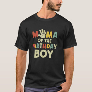 Mamman på födelsedagspojken, 5 år gammal dag f t shirt
