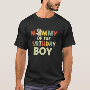 Mamman på födelsedagspojken, 5 år gammal dag t shirt