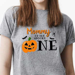 Mamman på talesmannen en Halloween 1-födelsedagen T Shirt